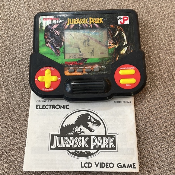 Jurassic Park LCD Video Game and instructions - Picture 2 of 7